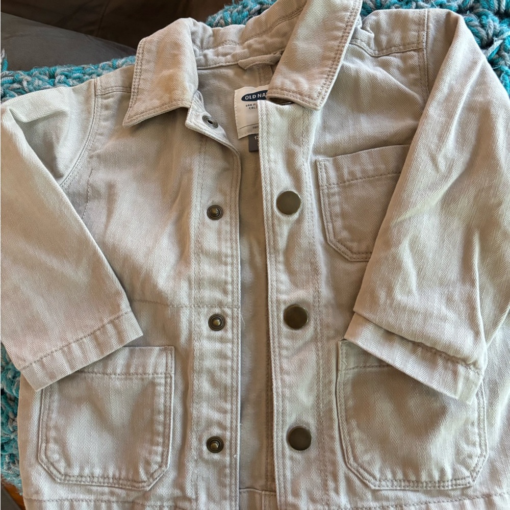 Baby boy twill snap jacket